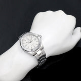 Tag Heuer Aquaracer Automatic White Dial Silver Steel Strap Watch for Men - WAY2111.BA0928