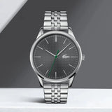 Lacoste Vienna Gray Dial Gray Steel Strap Watch for Men - 2011073T