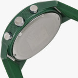 Lacoste 12.12 Chronograph Green Dial Green Silicone Strap Watch for Men - 2010973
