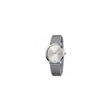 Calvin Klein Minimal Silver Dial Silver Mesh Bracelet Watch for Women - K3M2212Z