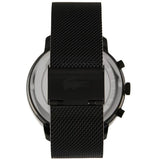 Lacoste Replay Black Dial Black Steel Strap Watch for Men - 2011194