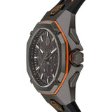 Philipp Plein Octagon Black Grey Black And Orange Silicone Strap Watch for Men - PWTBA0523