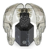 Philipp Plein Octagon Black Dial Black Silicone Strap Watch for Men - PWTBA0623