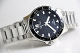 Tissot Seastar 1000 Black Dial Silver Steel Strap Watch For Men - T120.410.11.051.00