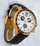 Tissot Quickster Chronograph Silver Dial Watch For Men - T095.417.36.037.01