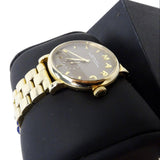 Marc Jacobs Baker Brown Dial Gold Steel Strap Watch for Women - MBM8631