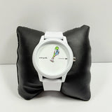 Lacoste Jeremyville White Dial White Silicone Strap Watch for Men - 2011072