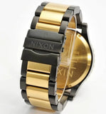 Nixon 51-30 Chrono Black Dial Two Tone Steel Strap Watch for Men - A083-595