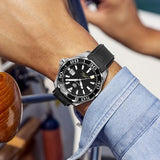 Tag Heuer Aquaracer Quartz Black Dial Black Rubber Strap Watch for Men - WAY101A.FT6141
