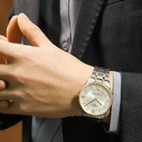 Tissot Chemin des Tourelles Powermatic 80 Silver Dial Two Tone Steel Strap Watch for Men - T099.407.22.038.02