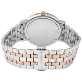 Tissot T Classic Carson Premium Silver Dial Two Tone Steel Strap Watch For Men - T122.410.22.033.00