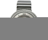 Versace V Metal Icon Silver Dial Silver & Grey Strap Watch for Women - VLC120016