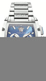 Versace Dominus Chronograph Blue Dial Silver Steel Strap Watch For Men - VE6H00423