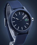 Lacoste 12.12 Blue Dial Blue Silicon Strap Watch for Men - 2010987